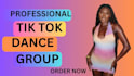 create a tik tok dance video on your music and post it