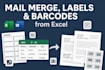 create automated bulk mail merge and mail list creation