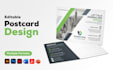 design an amazing postcard single or double side