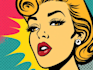 create a retro pop art roy lichtenstein style