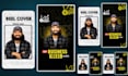 design professional instagram reel and youtube tiktok thumbnail covers