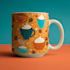 draw typography graphic creative coffee mug design