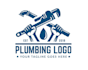 design proffesinal plumber logo
