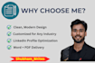 create a modern resume and CV that gets you hired