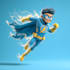 desing you as a superhero comic cartoon character