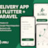 complete flutter mobile app with laravel backend