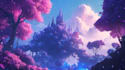 paint stunning fantasy landscape, background illustration