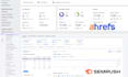 provide seo competitor analysis using ahrefs and semrush reports