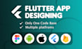 do flutter app design, custom UI, and convert figma to flutter