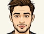 draw cartoon vector portrait with your face