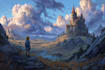 do fantasy landscape or enviroment art
