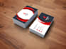 design simple, luxury, modern business card with qr code