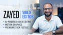 create video from script, article or voiceover using stock footage and ai video