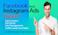 expert facebook, instagram ads to drive sales and leads