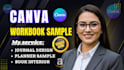 design canva KDP workbook and journal