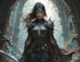 create high quality 2d character art, fantasy art, sci