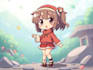 draw cute anime chibi character