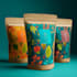 do premium pouch packaging design and label design