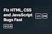 fix html css and javascript issues