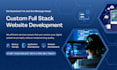 do full stack website development, custom HTML front end website development