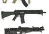 create 3 Fully Custom Animated Guns/Logo
