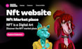 create high converting nft and crypto landing page website