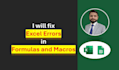 fix excel and google sheets errors debug excel macro vba