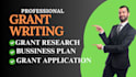do grant proposal writing, grant research, grant application, grant writing