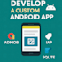 develop a custom app with admob, inapp purchases and sqlite