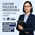 write policies and procedures for home care, group home, nemt and more