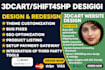 create 3dcart shopwired ekm surecart shift4shop products website store design