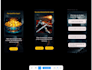 develop a responsive mobile app with react native or flutter