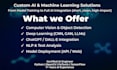 develop custom ai, ml, nlp, and vision projects in python