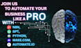 automate your business using ai agents, python, n8n, automate io and make com