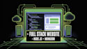 develop a full stack website with frontend and backend