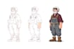 do unique 2d game characters, animations, and nfts