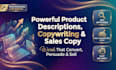 product description writing, copywriting and sales copy