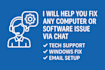 fix your windows PC problems and provide remote tech support