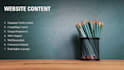 write SEO optimized website content
