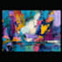 draw a abstract art illustration