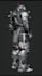 do robotic 3d figures,anime 3d ninga figurines and cyborgs,sci fi game character
