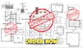 architectural permit plan, architect stamp, engineer pe stamp, for city permit
