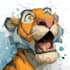 draw custom animal cartoon illustration