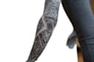 create sleeve tattoo design in geometric style