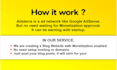 create ads ready blog website monetization enabled