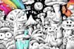 create a doodle illustration art