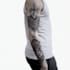 create sleeve tattoo design in geometric style
