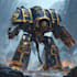 desing a warhammer 40k character illustration