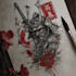 create professional japanese, asian style tattoo design