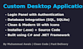 build your c sharp windows desktop application